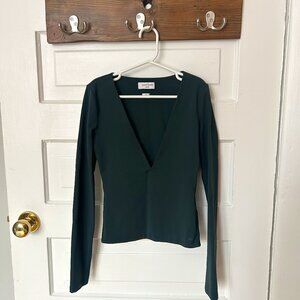 Aritzia Contour V neck Top